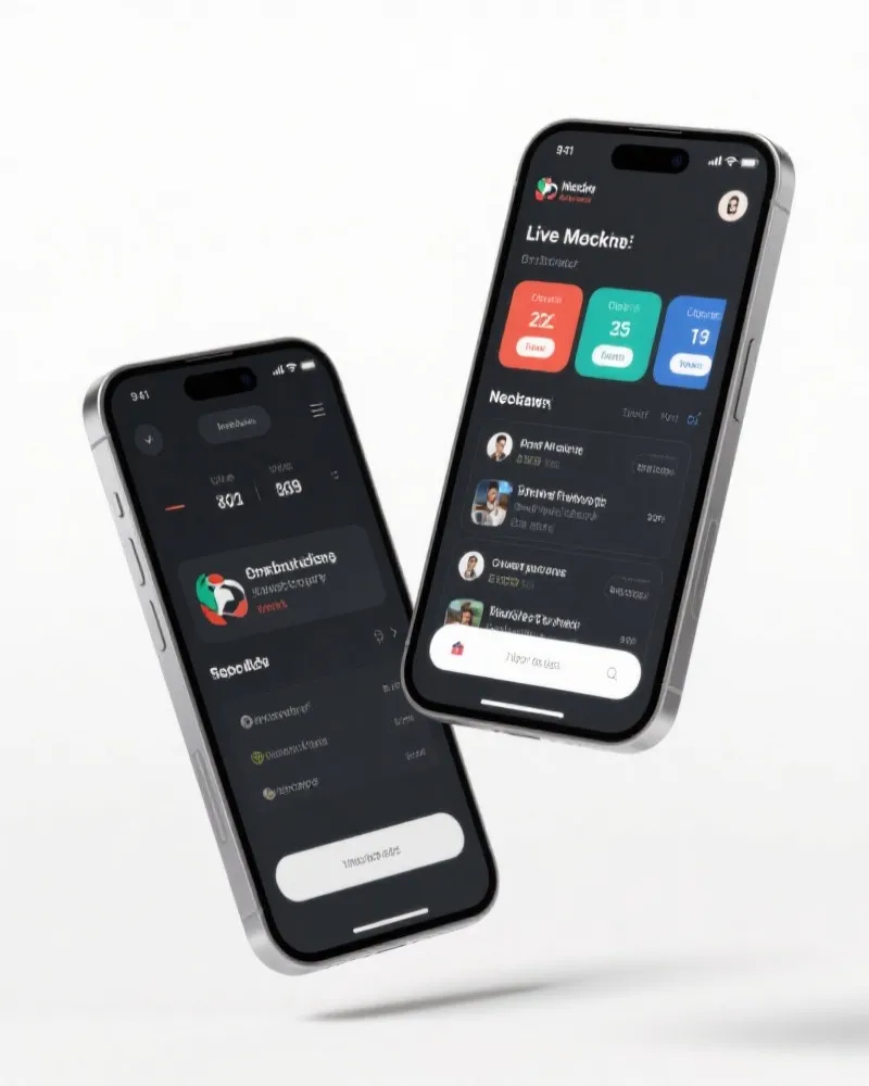 乐竞体育APP 移动端界面展示